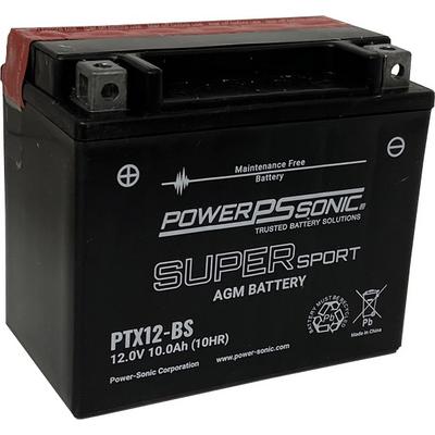 Power Sonic SuperSport Series Locally Activated AGM Battery - PTX12-BS